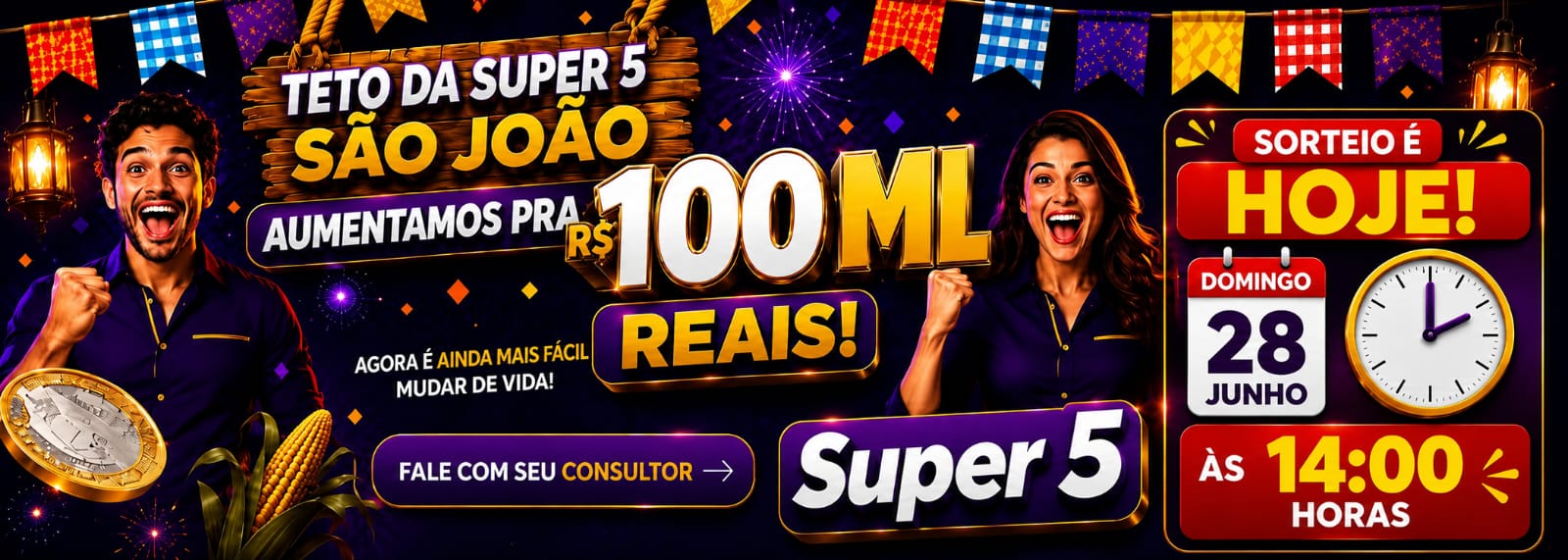 Banner super 5 segundo